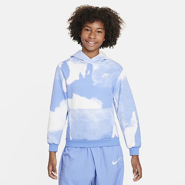 Girls Blue Hoodies. Nike